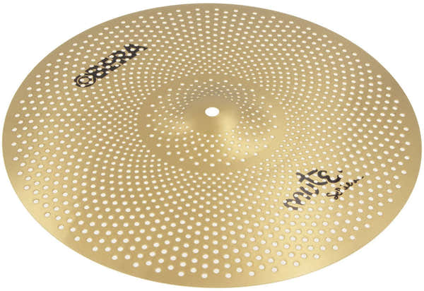 Obera Cymbals Mute 16" Crash - Silent Cymbal - Brass Finish