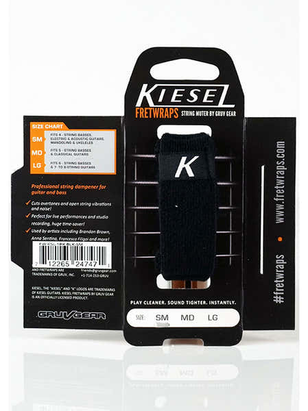 FretWraps Kiesel Zwart - groot