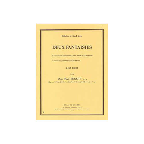 Benoit - Fantaisies (2) - Orgue