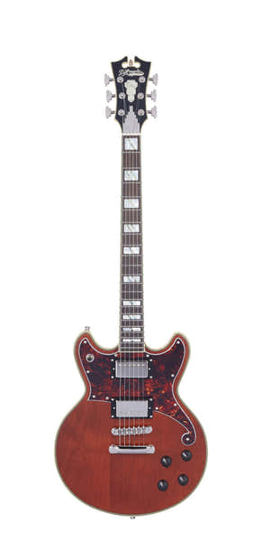 D'Angelico Deluxe Brighton Mat walnoot