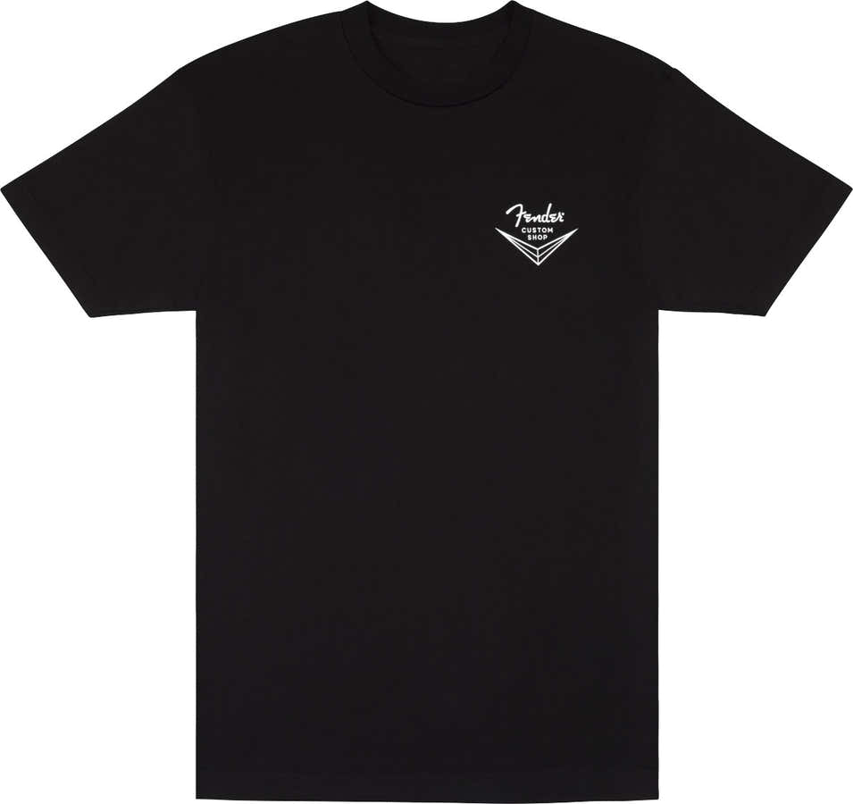 "M" T-Shirt Logo Fender Custom Shop Black
