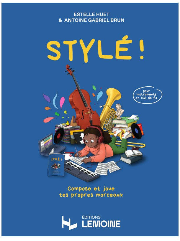 Stylé ! Instrumenten Bassleutel - Huet Brun