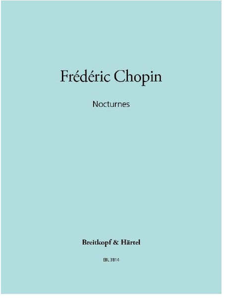 Edition Breitkopf Chopin Frederic - Nocturnes - Piano
