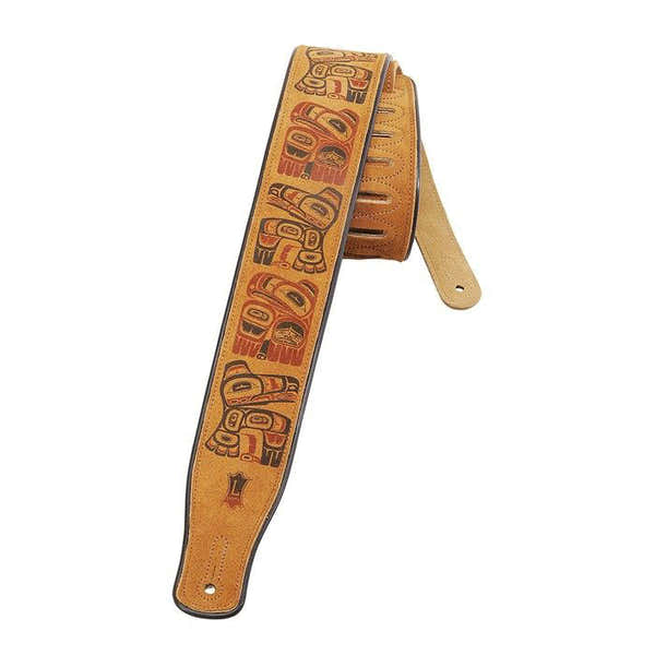 Levys 6.3 CM SUEDE WITH HAIDA TOTEM PATTERN AND HONEY NET