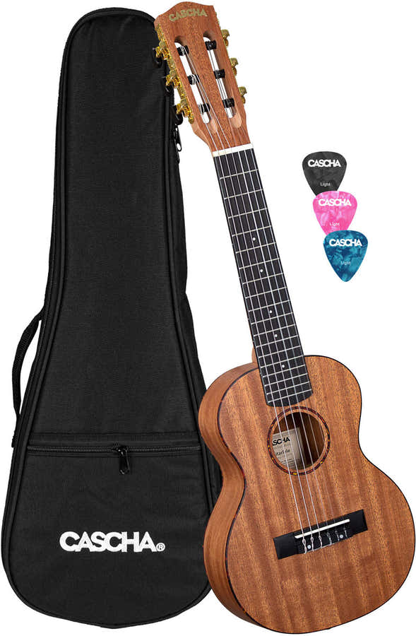 HH 2179 Guitarlele Mahonie + tas en 3 plectrums