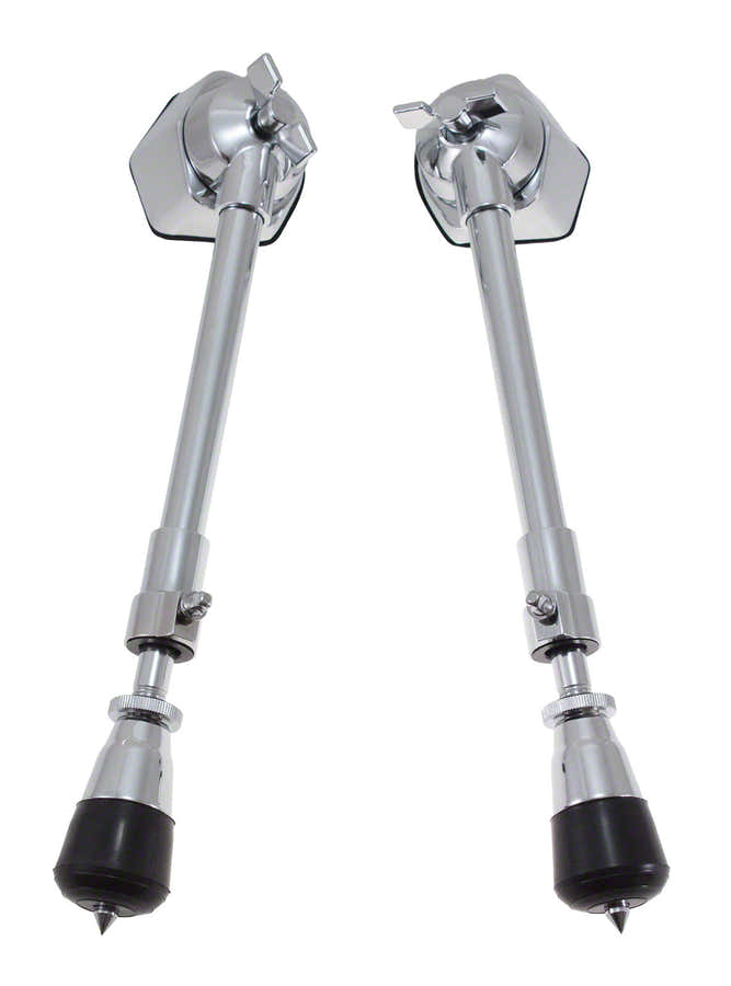 BDS10 - ADJUSTABLE STRAIGHT BASS DRUM SPURS (X2)