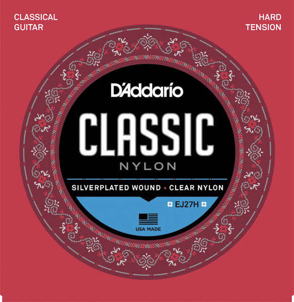 EJ27H STUDENT NYLON CLASSICAL GUITAR STRINGS HARD TENSION