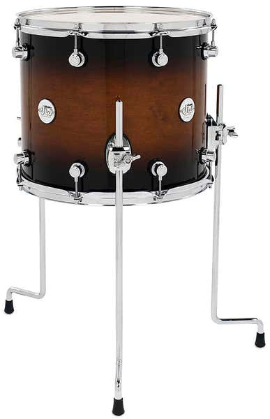 DW Drum Workshop FLOOR TOM DESIGN 14X12" TOBACCO FADE