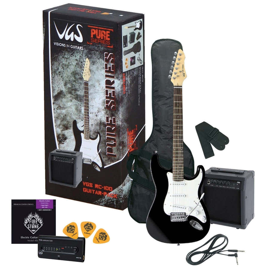 E-Gitaar Rc-100 Guitar Pack Zwart