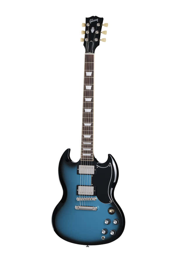 SG Standard '61 Stop Bar Pelham Blue Burst Origineel