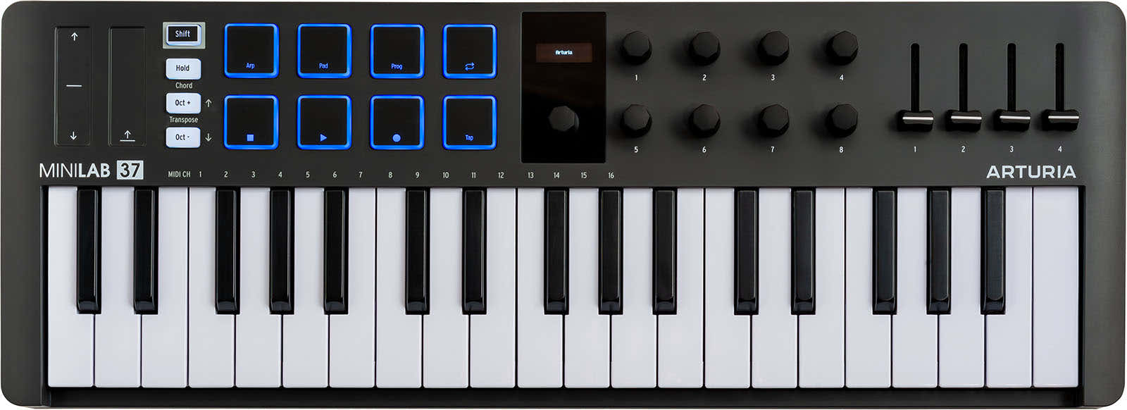 MiniLab 37 mk3 Zwart