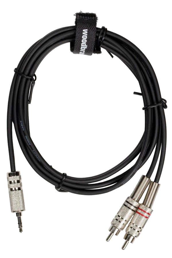 Stereo Mini Jack / 2 RCA Mannelijk - 1,5 m - AC20
