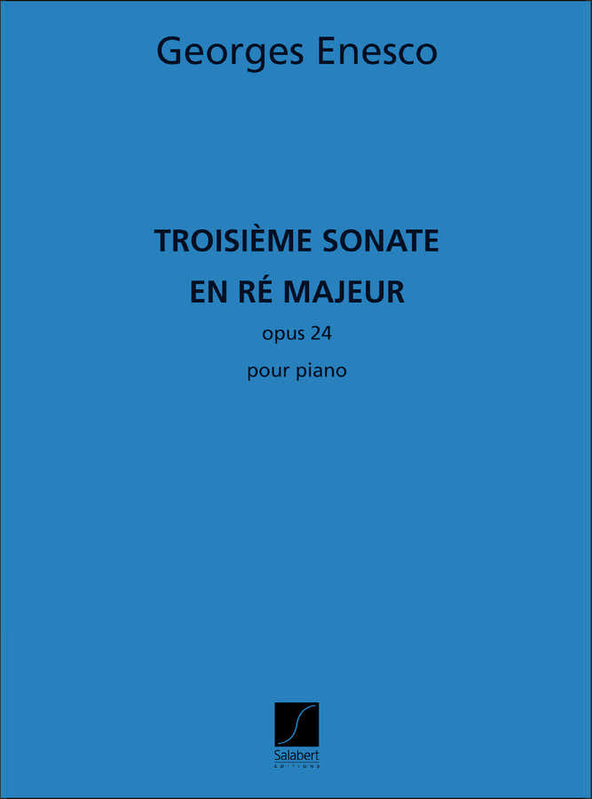 ENESCO G. - DERDE SONATE IN D GROOT - OPUS 24 - PIANO