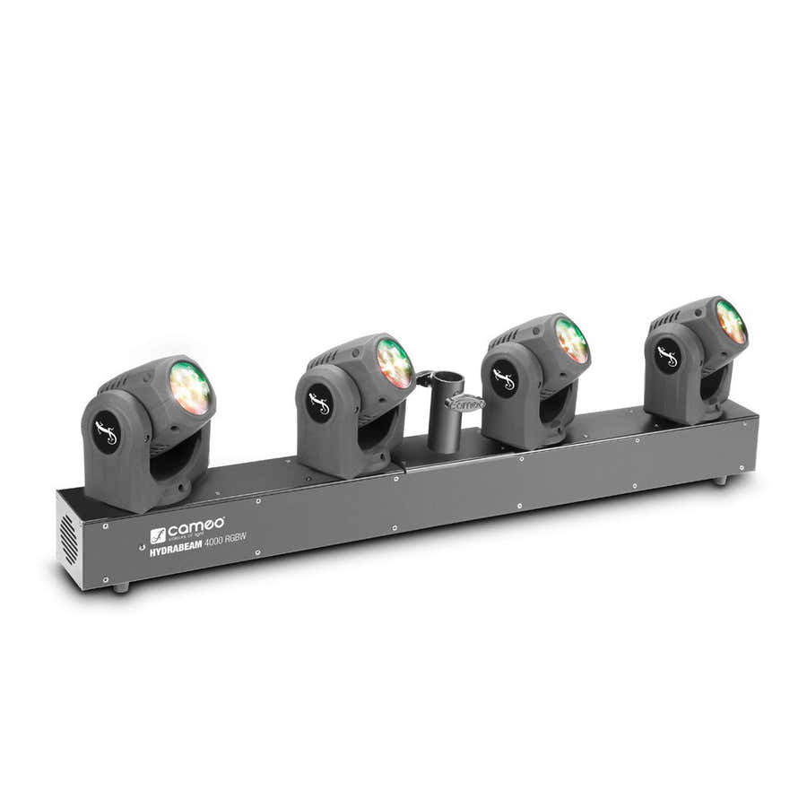HYDRABEAM 4000 RGBW - VERLICHTINGSSYSTEEM MET 4 BEWEGENDE KOPPEN BIJ 32W RGBW LED QUAD HIGH-SPEED