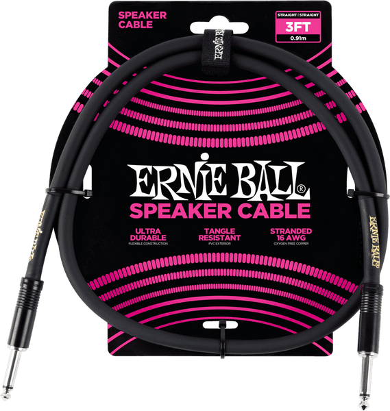 Ernie Ball Speaker Classic Kabel 91cm Zwart