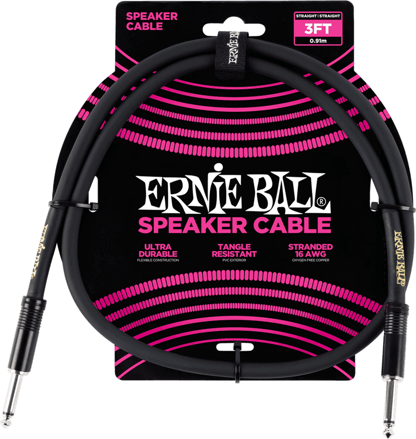 Speaker Classic Kabel 91cm Zwart