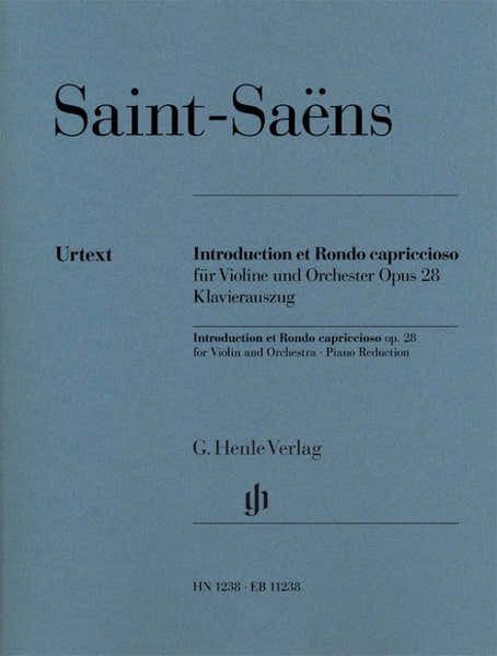Henle Verlag SAINT-saens Camille - Introduction et Rondo Capriccioso Op.28 - Violon & Piano