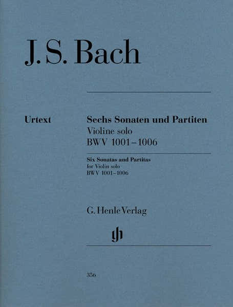 Henle Verlag Bach J.S. - Sonatas And Partitas BWV 1001-1006 For Violin Solo (notated And Annotated Version)