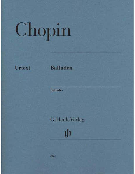 Henle Verlag Chopin - Ballades - Piano