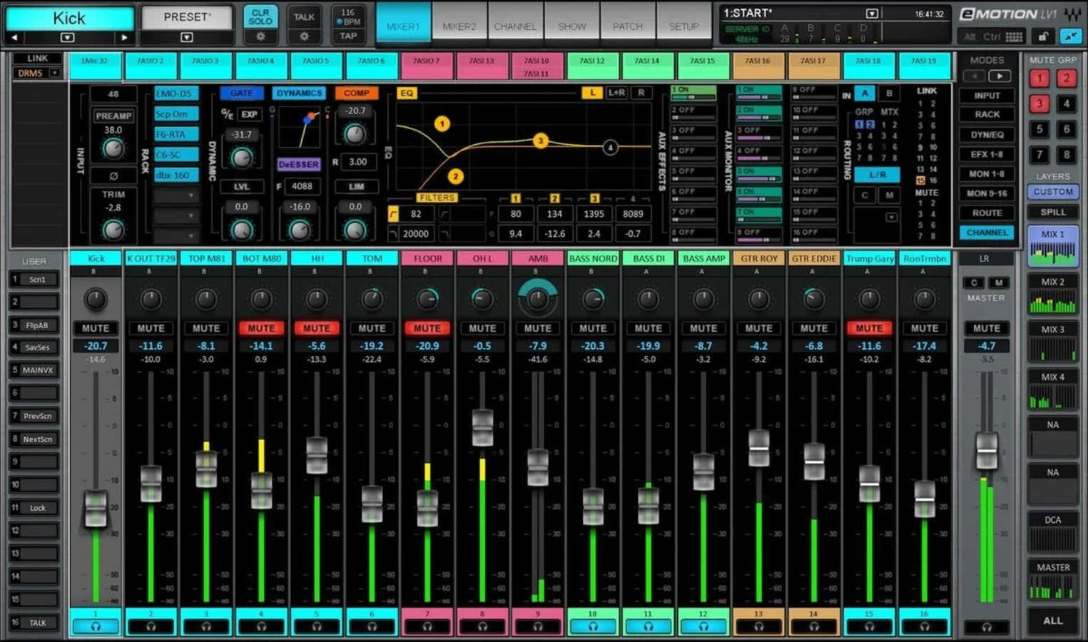 Emotion LV1 Livemixer 32 ST CH