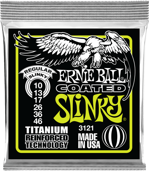 Ernie Ball 3121 Gecoate Slinky Regular Slinky 10-46