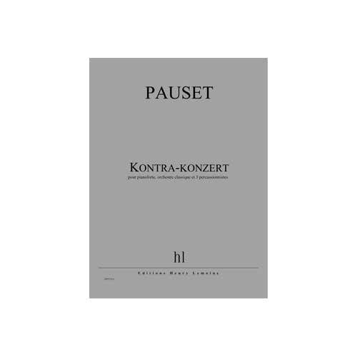 Jobert Pauset - Kontra - Konzert - Pianoforte Orchestre Classique Et 3 Percussionnistes