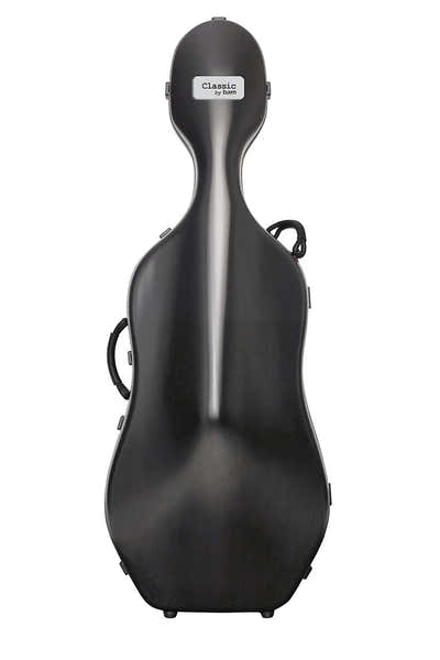 Cellokoffer 4/4 Classic + Wieltjes - Zwart