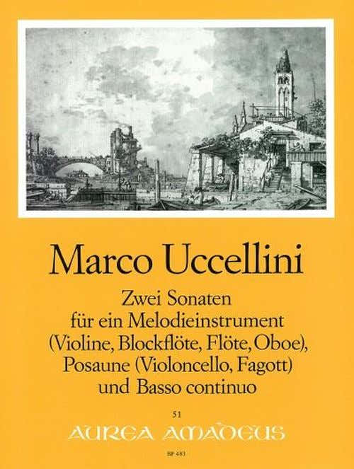 Uccellini Marco - 2 Sonatas Op. 2/1 & Op. 3/2 - Score & Parts