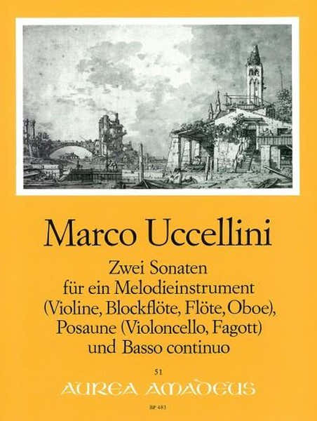 Amadeus Uccellini Marco - 2 Sonatas Op. 2/1 & Op. 3/2 - Score & Parts