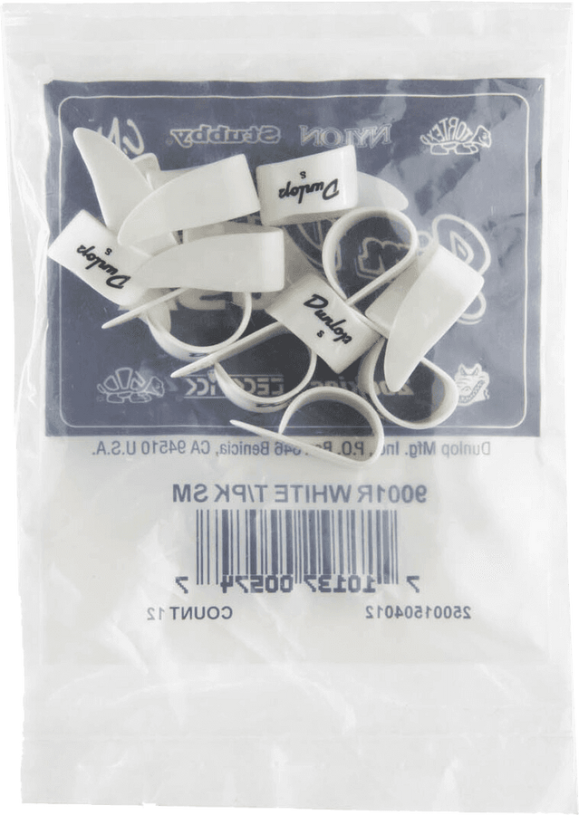 12 x Thumbpick Small White