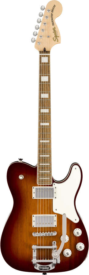 Telecaster Paranormal Troublemaker Deluxe Bigsby, LRL Honey Sunburst