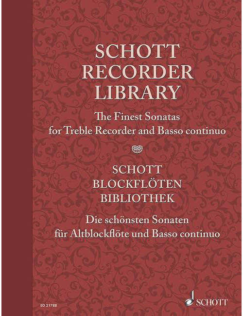 Schott Collection Blokfluit - Altblokfluit En Basso Continuo