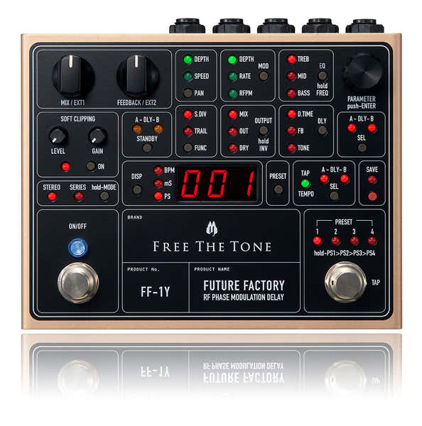 Stereo digitale gemoduleerde delay