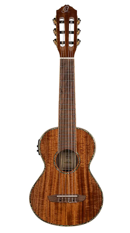 Guitalele van massief acacia EQ