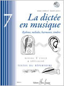 Chepelov P./Menut B. - La Dictee En Musique Vol.7 3Eme Cycle