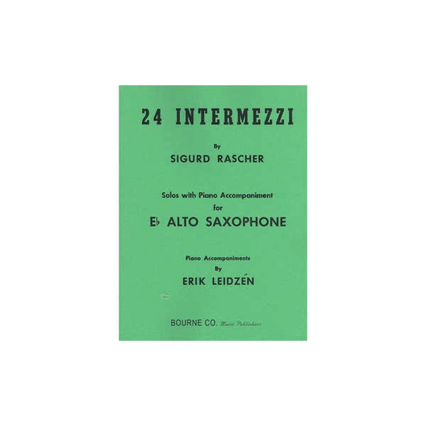 Carl Fischer Rascher Sigurd - 24 Intermezzi - Saxophone