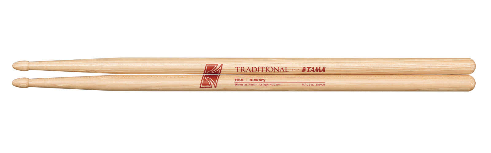 H5B - Amerikaans hickory Traditional D15MM X L406MM