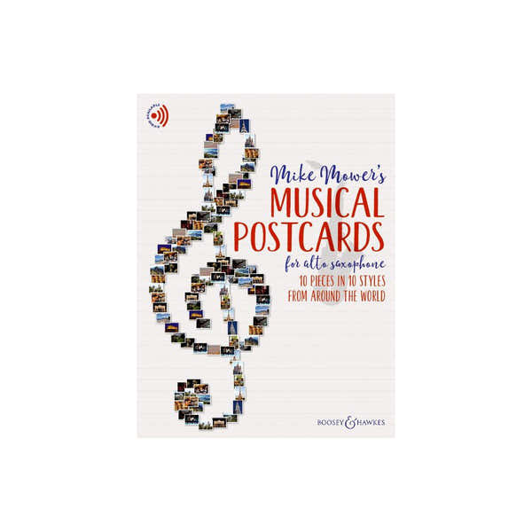 Boosey & Hawkes Mower Mike - Musical Postcard - Saxophone Alto