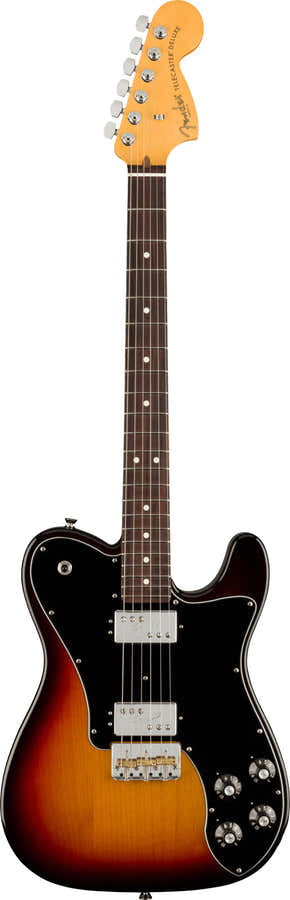 Telecaster Deluxe American Professional II Rw 3-kleurige Sunburst