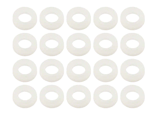 Sparedrum CB-W - NYLON WASHER FOR TENSION RODS - WHITE (X20)