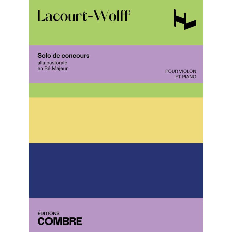 Lacourt-F - Solo De Concours Alla Pastorale En Re Majeur - Violon Piano