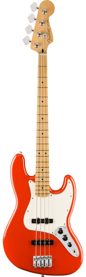 Jazz Bass Player II MN Koraalrood