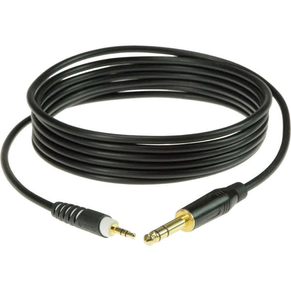 Klotz STEREO-CABLE BLACK 3M JACK 3P - MINI JACK 3P GOLD CONTACT