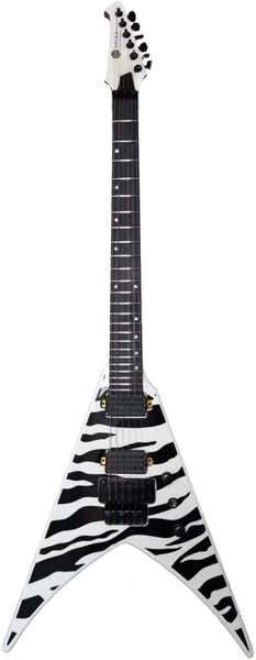 Spira Guitars V420 LTD Witte tijger
