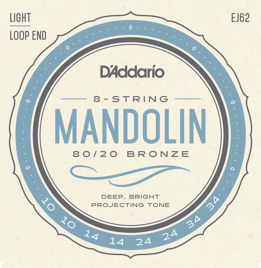 EJ62 80/20 Bronze Mandolinesnaren licht 10-34