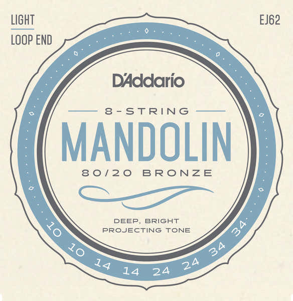 EJ62 80/20 Bronze Mandolinesnaren licht 10-34