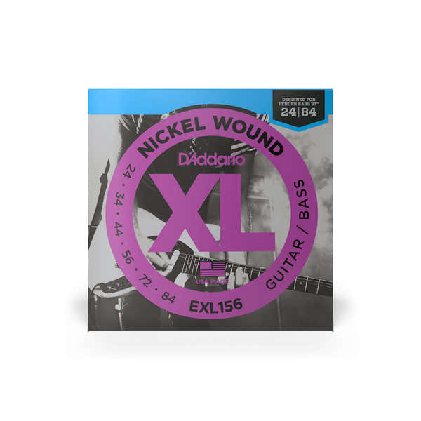 D'ADDARIO EXL156 Fender Bass VI 6C 24-84