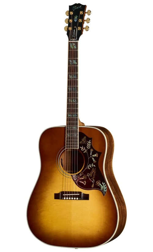 Hummingbird Elegante Koa Honing-Sunburst Modern