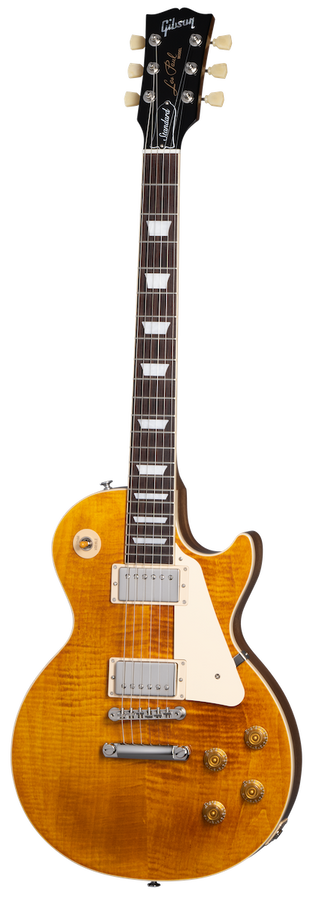 Les Paul Standard 50s Gefigureerde top Honey Amber Original