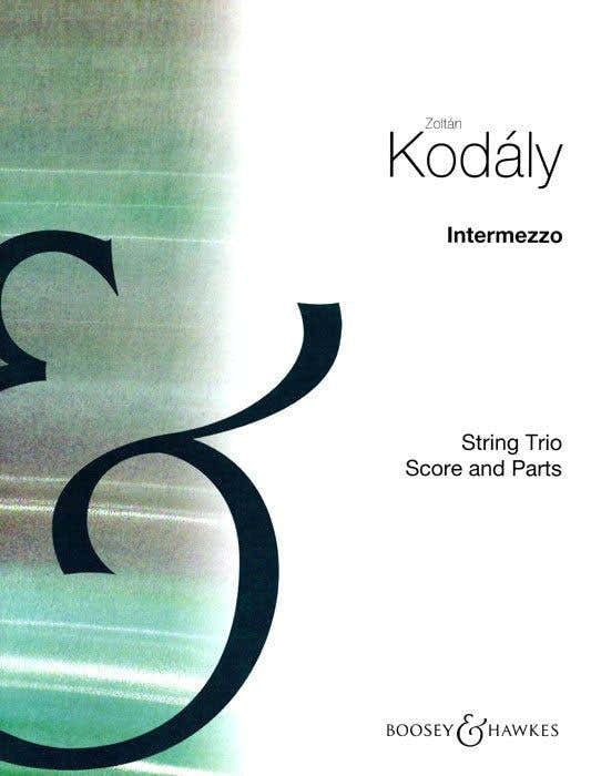 Kodály - Intermezzo Per Trio D'archi - Strijktrio